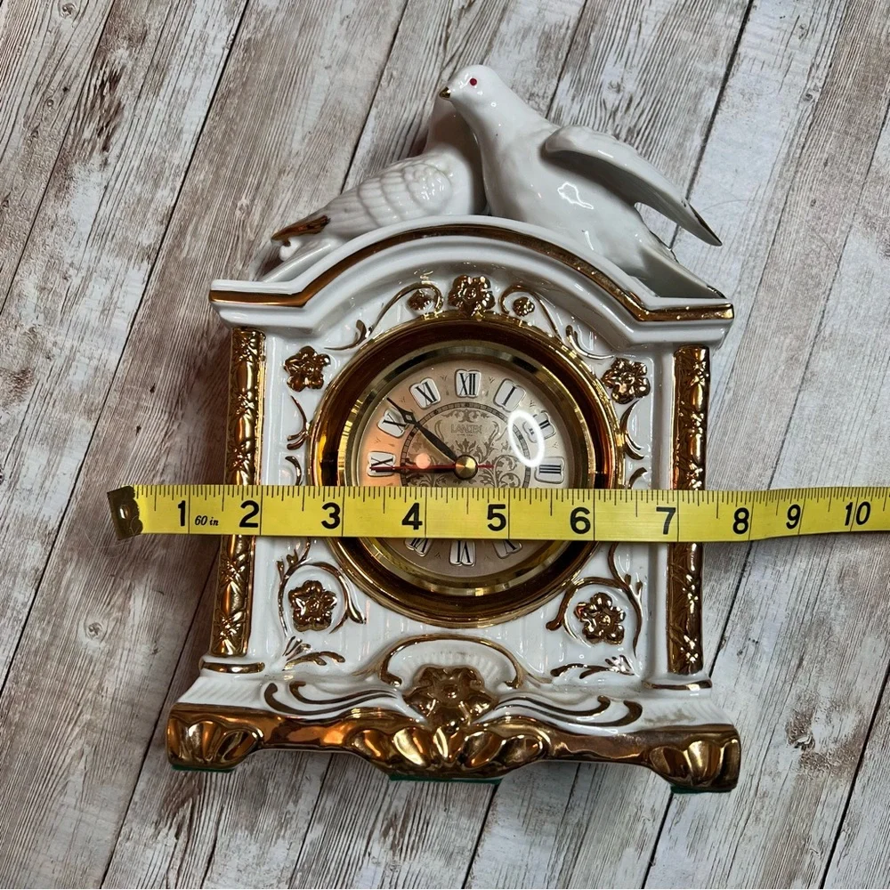 💚Royal Landex quartz dove mantel clock